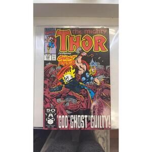 The Mighty Thor #430 Comic Book Featuring Ghost Rider